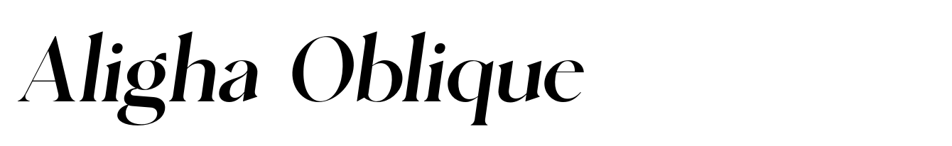 Aligha Oblique